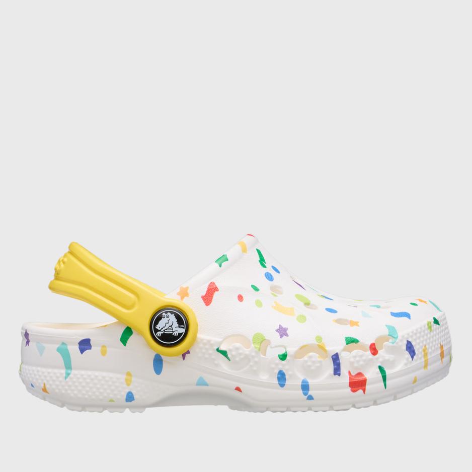 Klapki Crocs Baya Seasonal Printed 209728-94S - białe