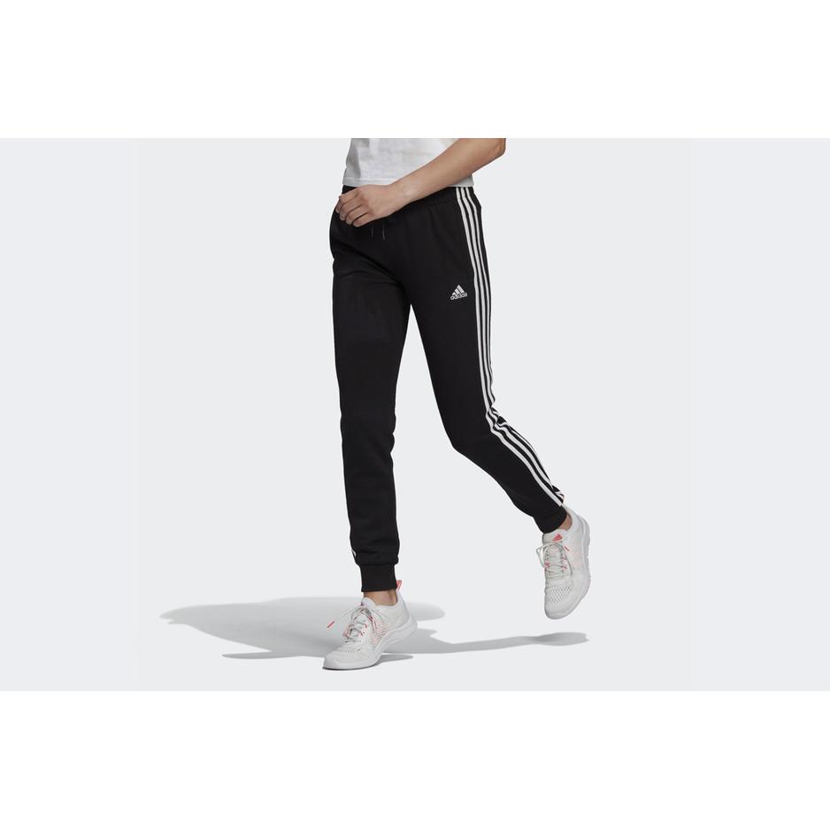 Spodnie adidas Essentials French Terry 3-Stripes GM8733 - czarne
