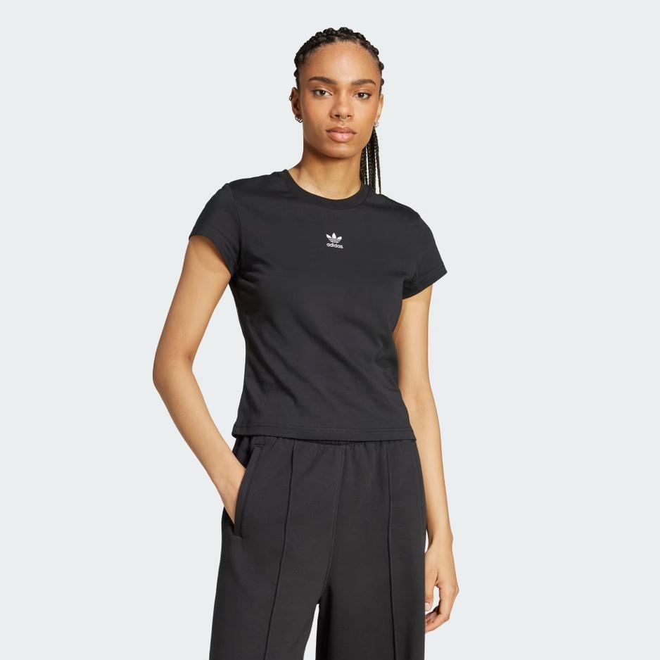 Koszulka adidas Essentials Slim IW5707 - czarna