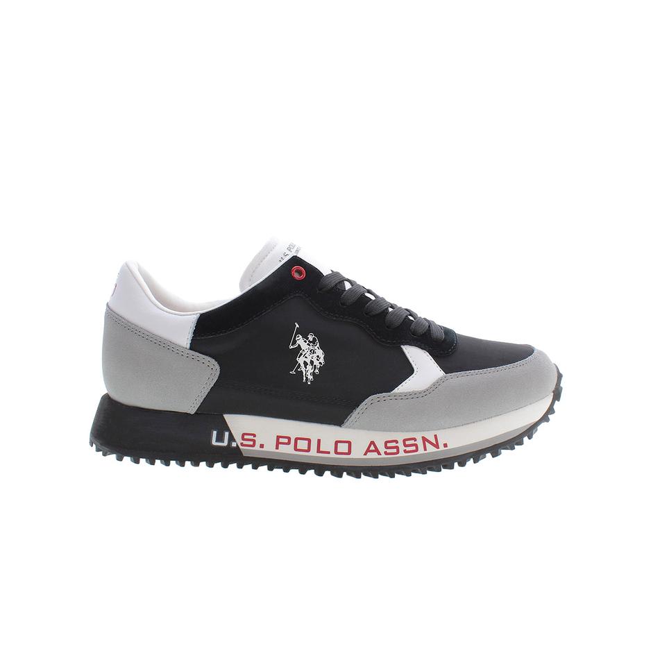 Buty U.S. Polo Assn. Cleef CLEEF001M/2NS1-BLK-LGR01 - czarno-szare
