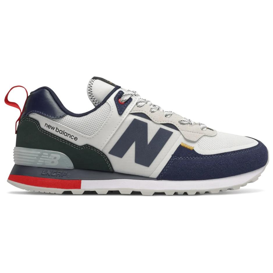 Buty New Balance ML574IX2 - granatowo-białe