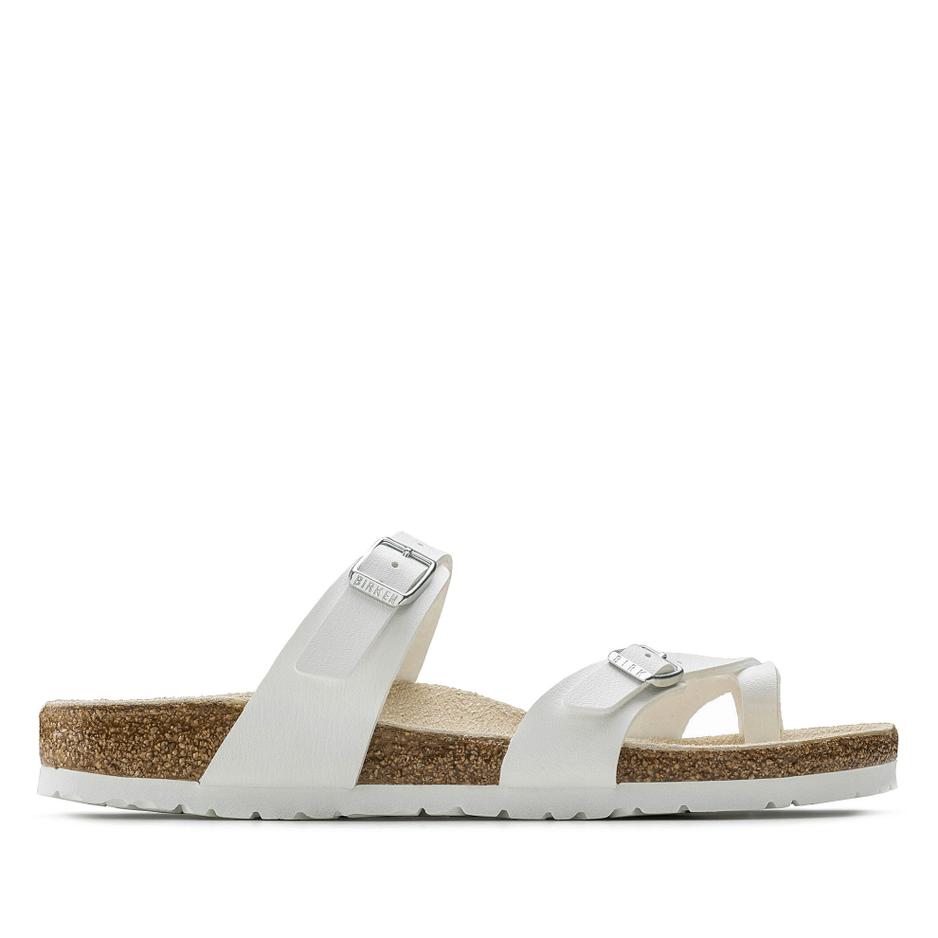 Klapki damskie Birkenstock Mayari 71053 - białe