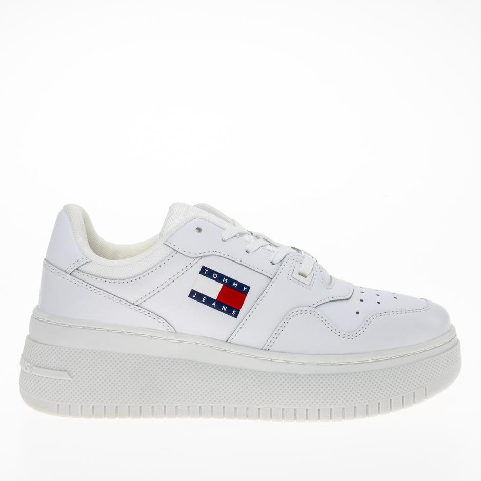 Buty Tommy Hilfiger TJW Retro Basket Flatform Ess EN0EN02506-YBS - białe