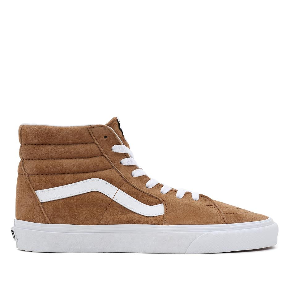 Buty Vans Pig Suede Sk8-Hi VN0005U9TBN1 - brązowe