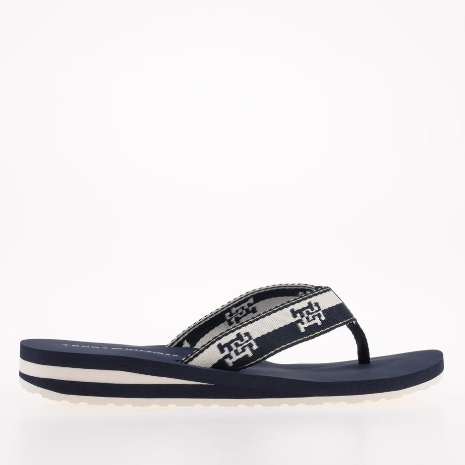 Japonki Tommy Hilfiger Colorblock Webbing FW0FW07144-DW6 - granatowe