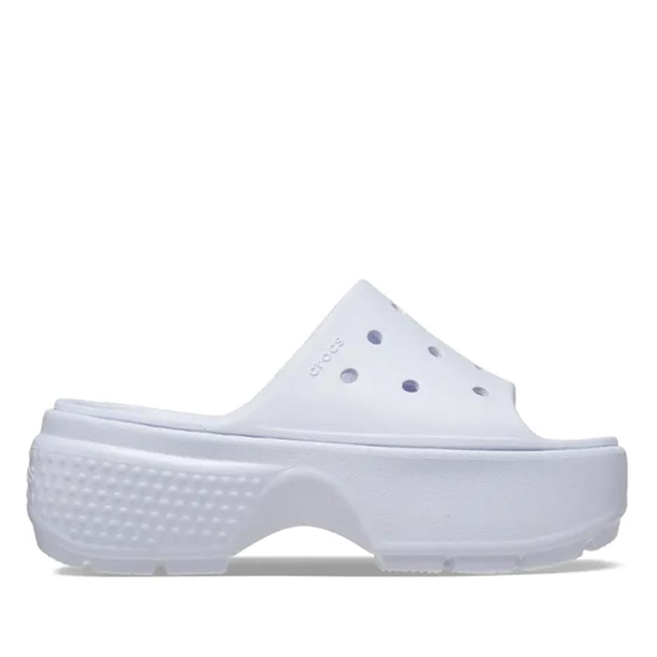 Klapki Crocs Stomp Slide 209346-5AF - niebieskie