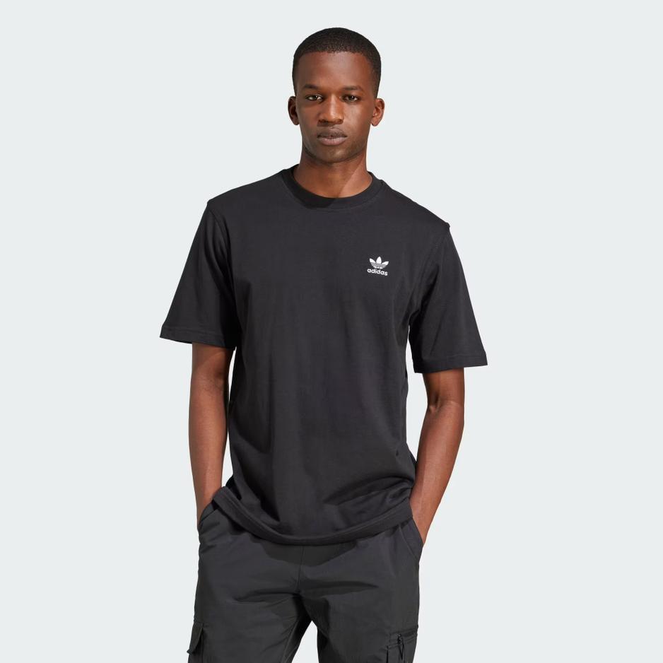 Koszulka adidas Originals Trefoil Essentials JI8545 - czarna