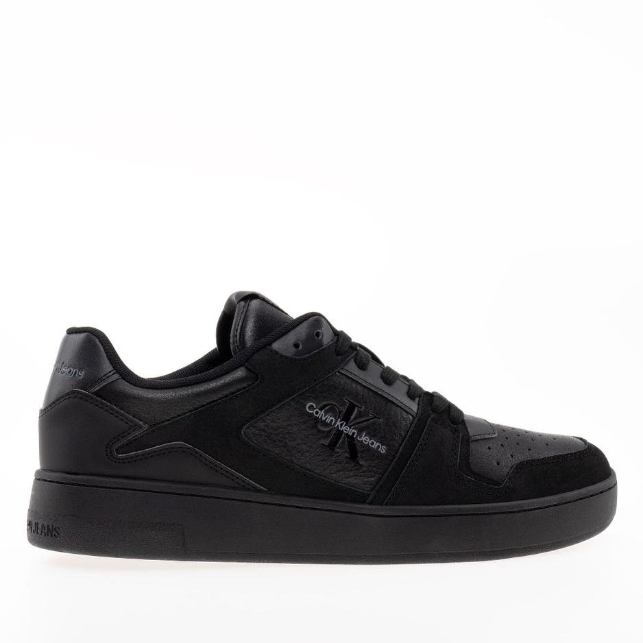 Buty Calvin Klein Jeans Basket Cupsole Low LTH ML FAD YM0YM00884-0GT - czarne