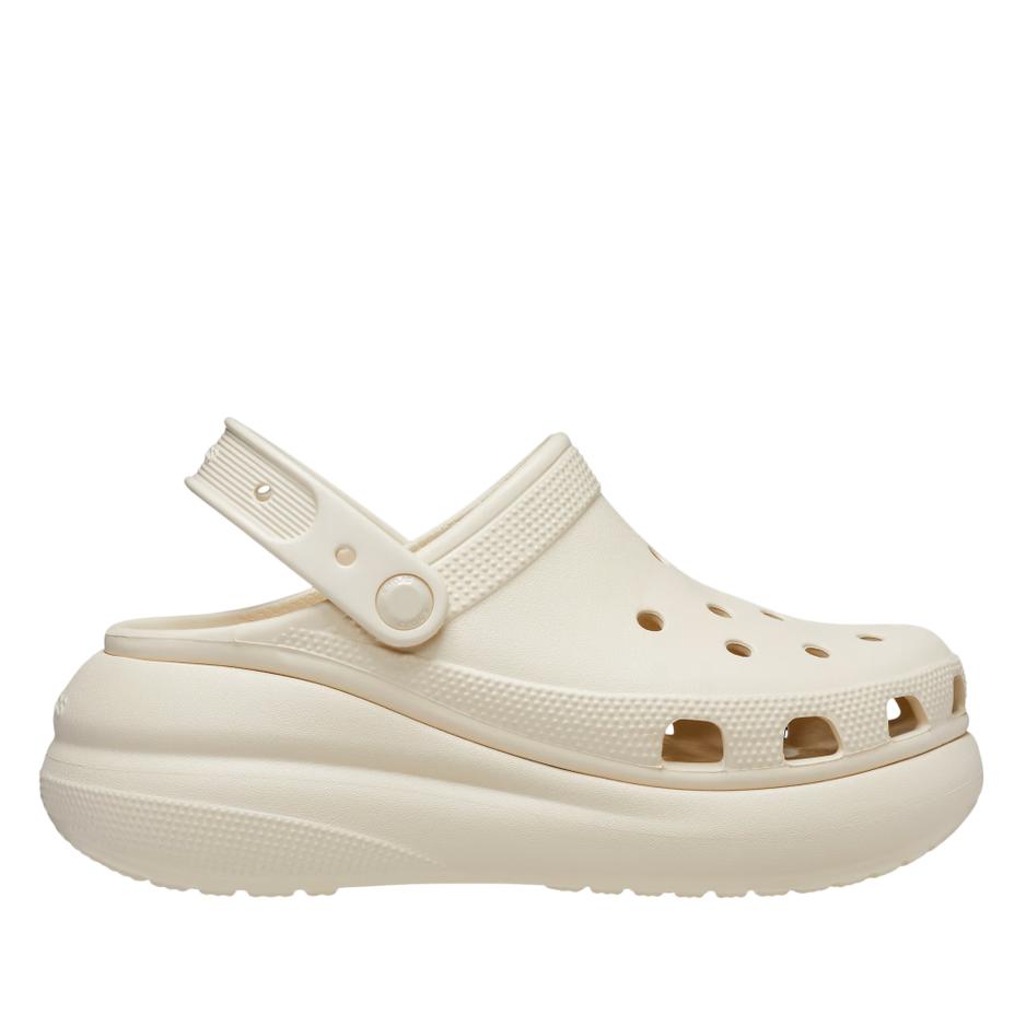 Klapki Crocs Classic Crush Clog 207521-2Y2 - kremowe