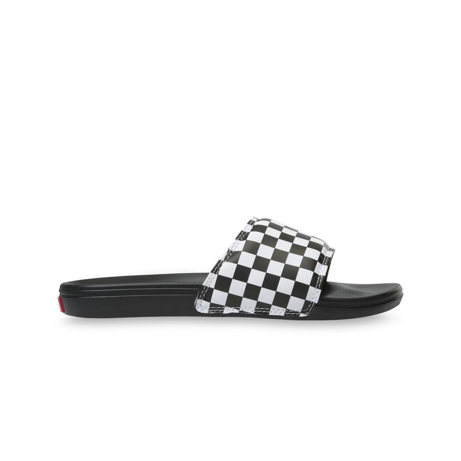 Klapki Vans Checkerboard La Costa Slide-On VN0A5HF527I1 - czarno-białe