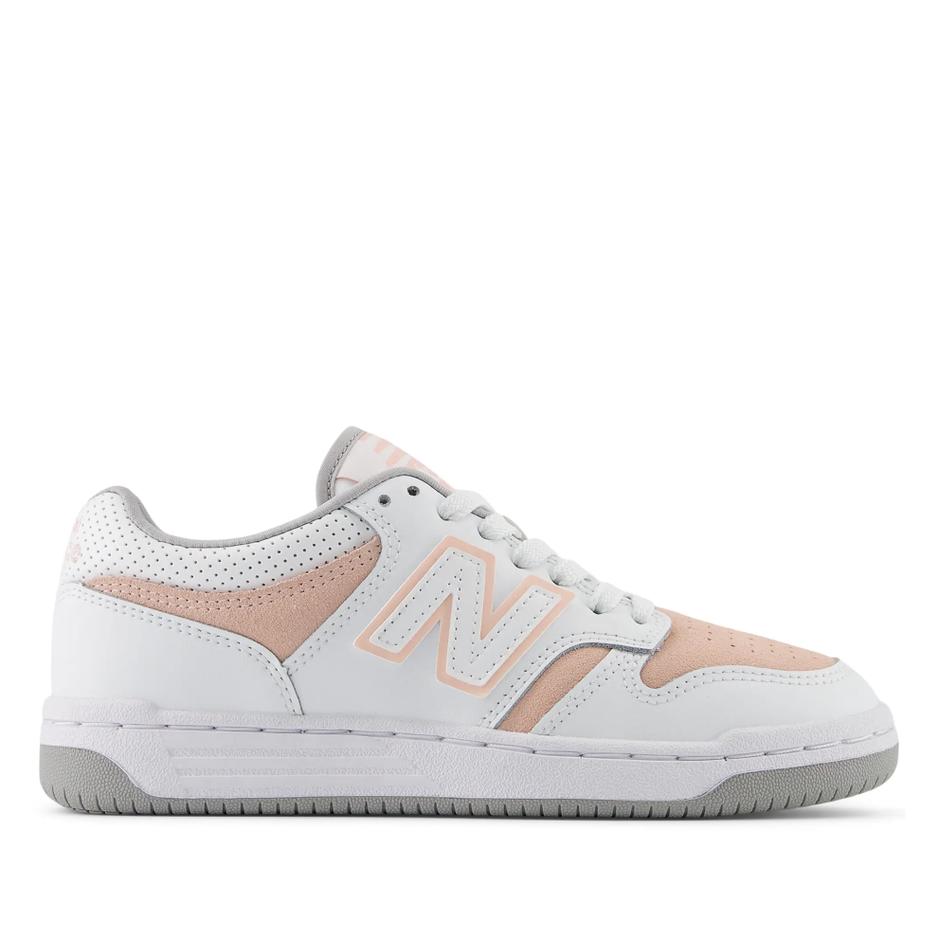 Buty dziecięce New Balance GSB480VP - białe