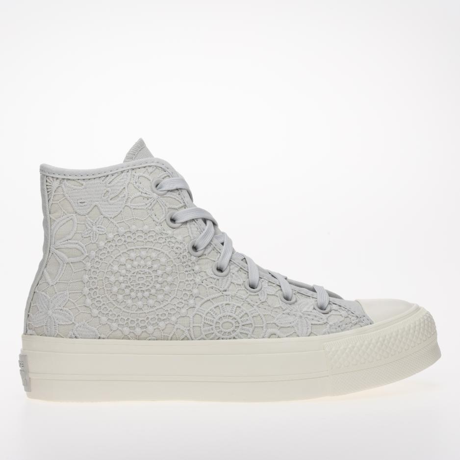 Buty Converse Chuck Taylor All Star Lift Platform Butterflies A07538C - szare