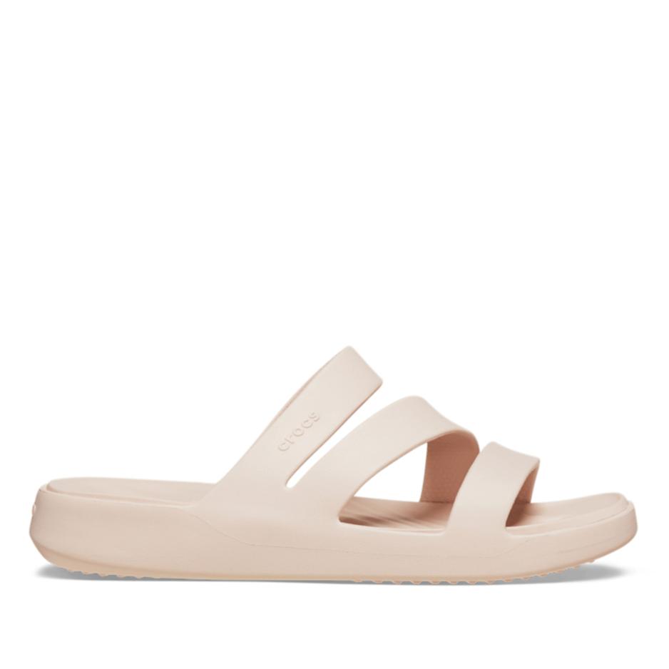 Klapki Crocs Getaway Strappy 209587-6UR - różowe