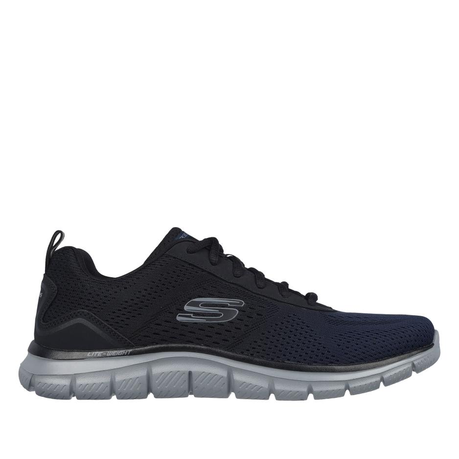 Buty męskie Skechers Track Ripkent 232399NVBK - czarno-granatowe