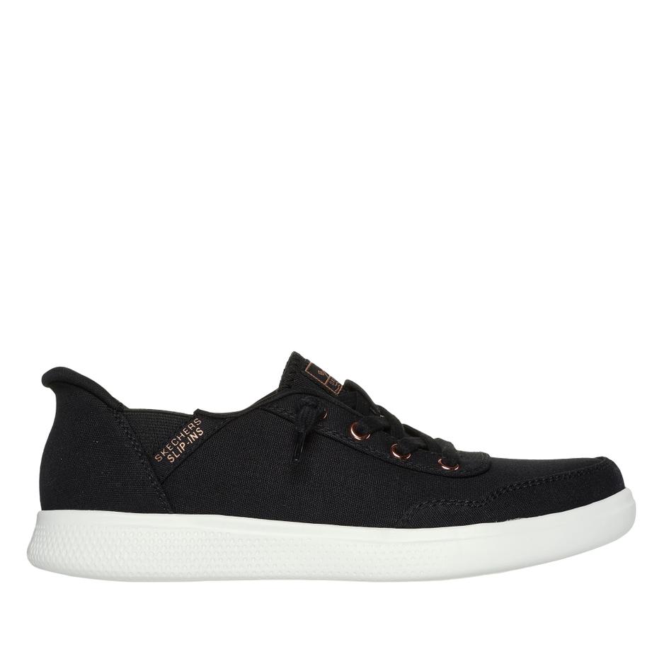 Buty damskie Skechers Slip-ins Bobs Skip Cute B Cute Sweet 114815BLK - czarne