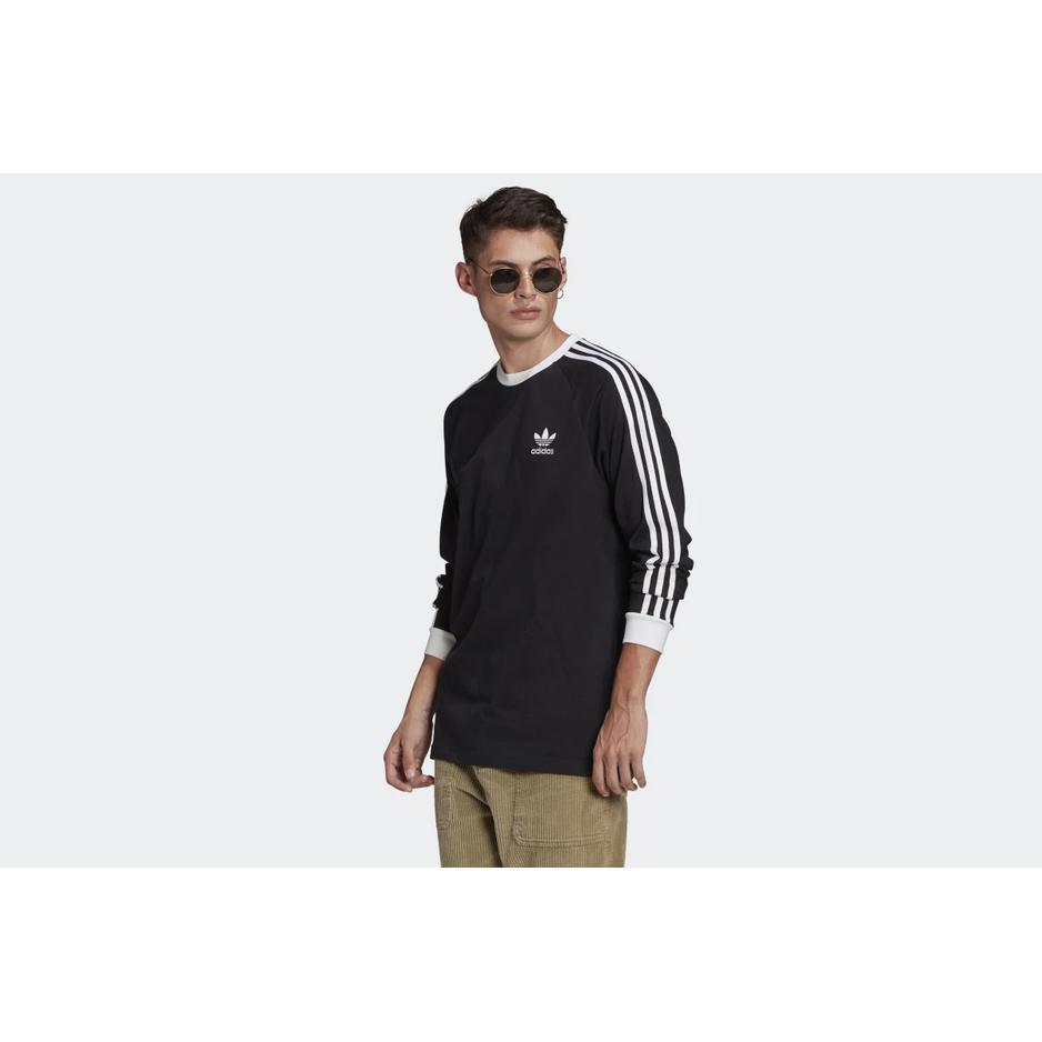 Koszulka adidas Originals Adicolor Classics 3-Stripes Long Sleeve GN3478 - czarna