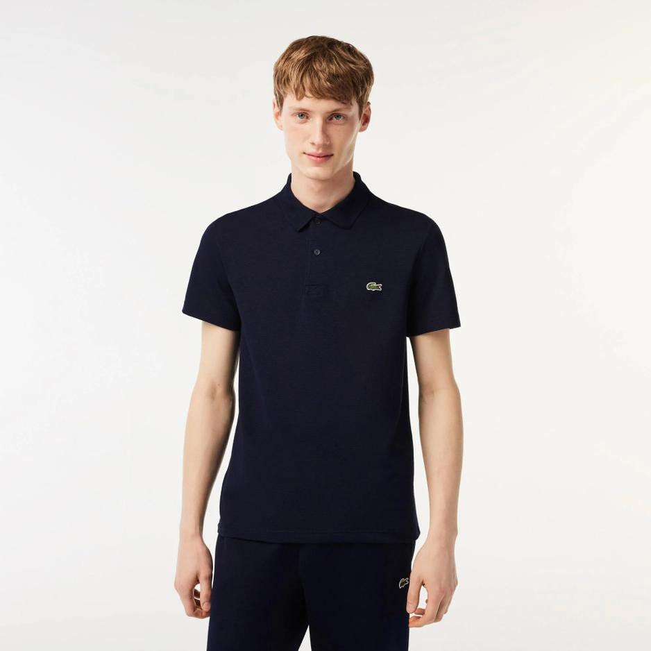 Koszulka Lacoste Polo Regular Fit DH0783-166 - granatowa