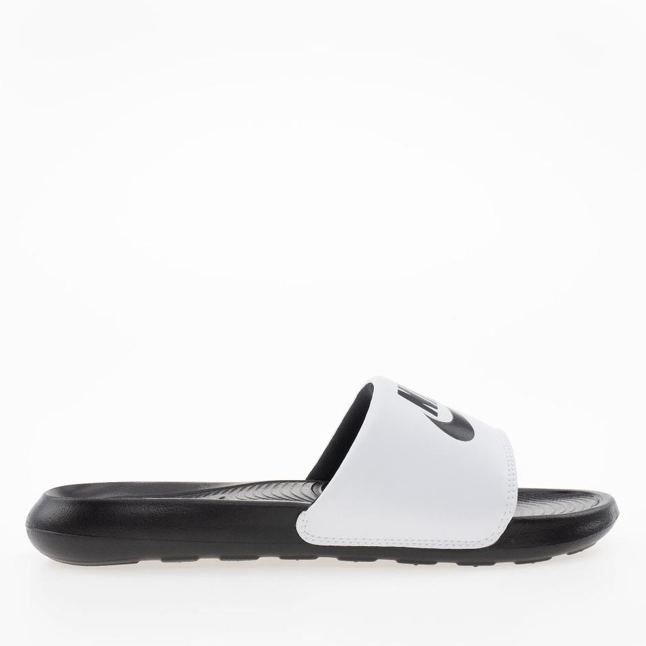 Klapki Nike Victori One CN9675-005 - biało-czarne