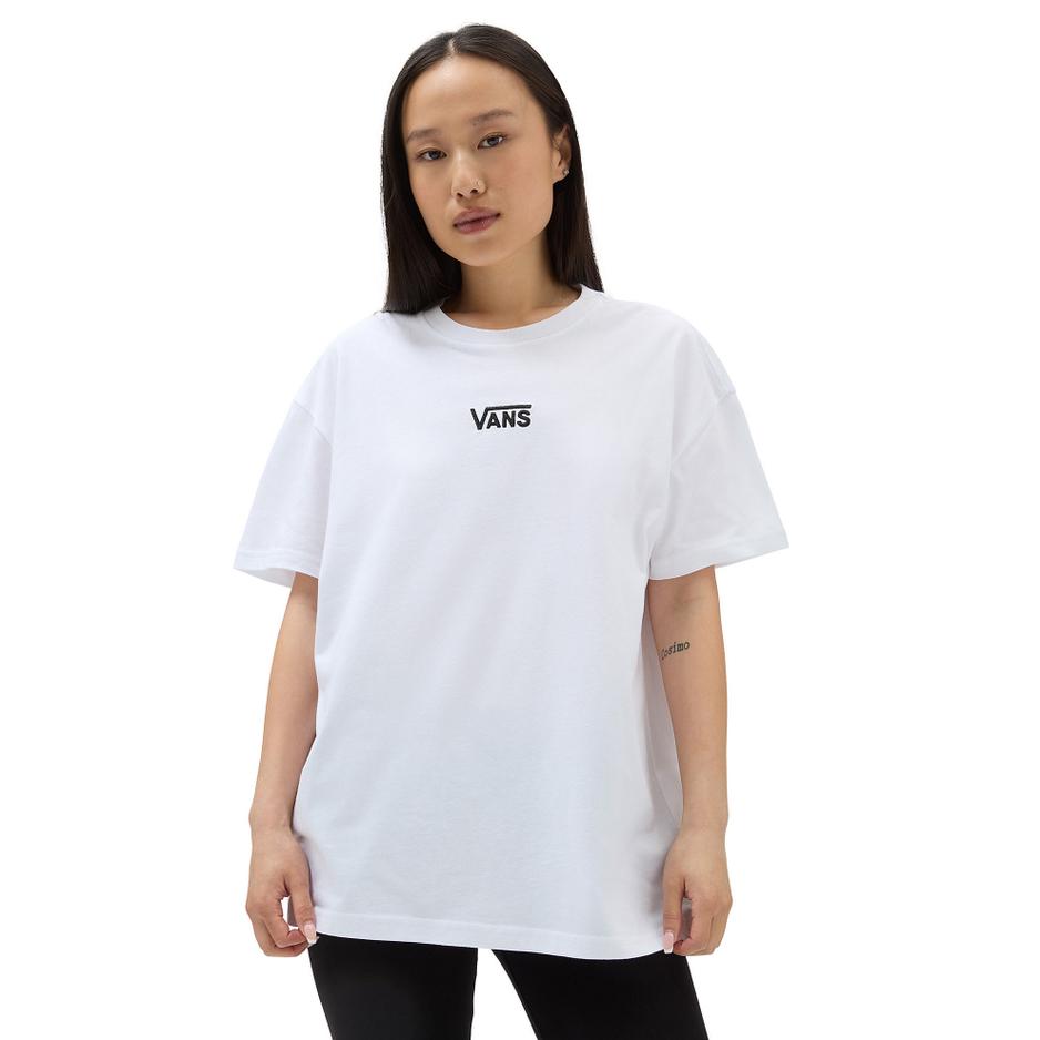 Koszulka Vans Flying V Oversized VN0A7YUTWHT1 - biała