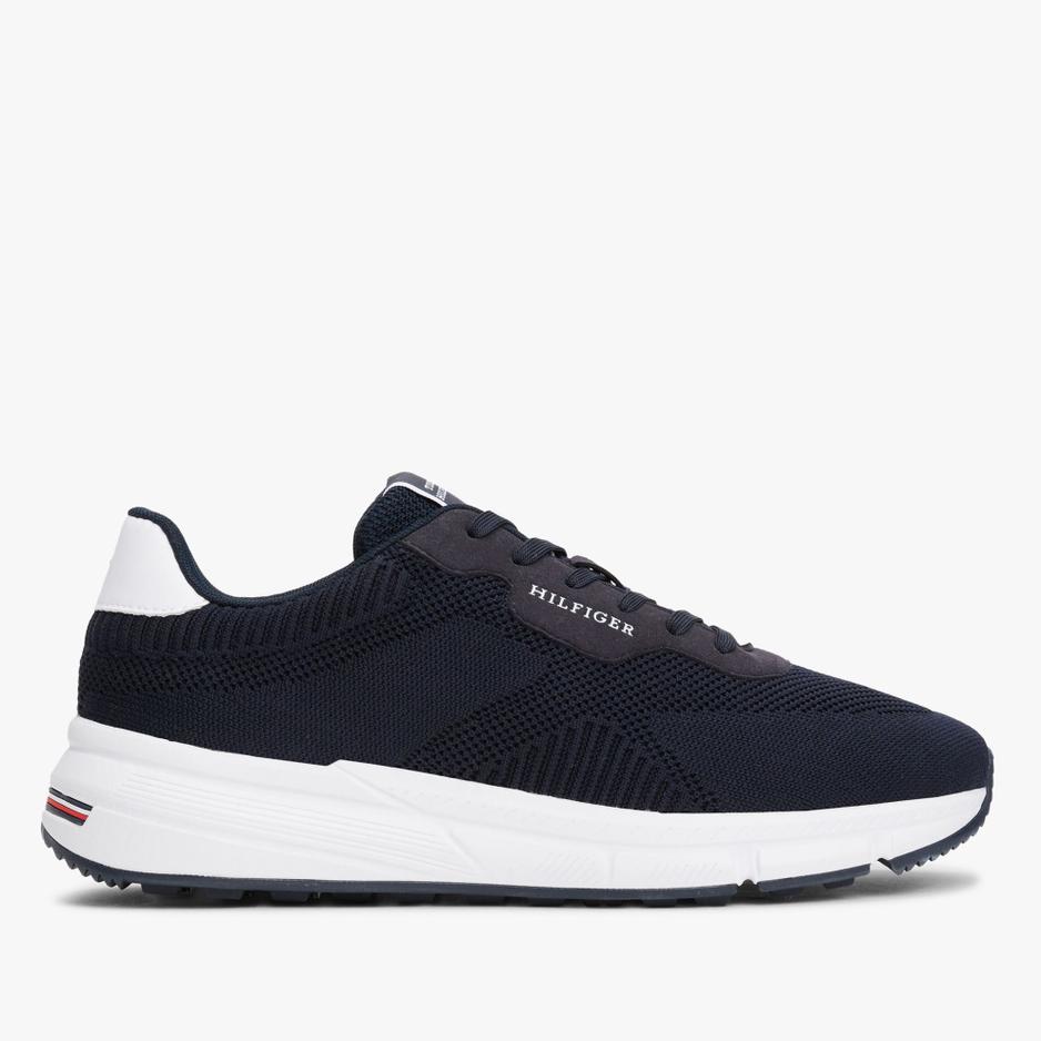 Buty Tommy Hilfiger Lightweight RWB Knit FM0FM05423-DW5 - granatowe