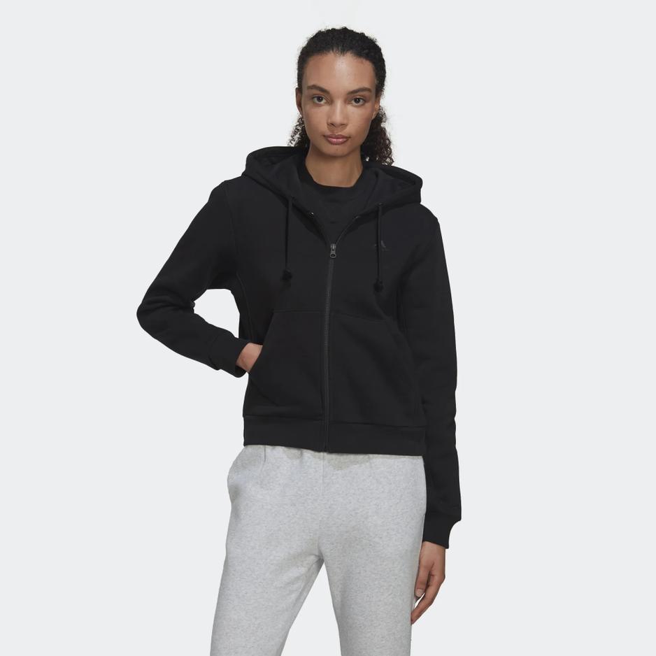 Bluza adidas All SZN Fleece Full-Zip Hoodie HC8848 - czarna