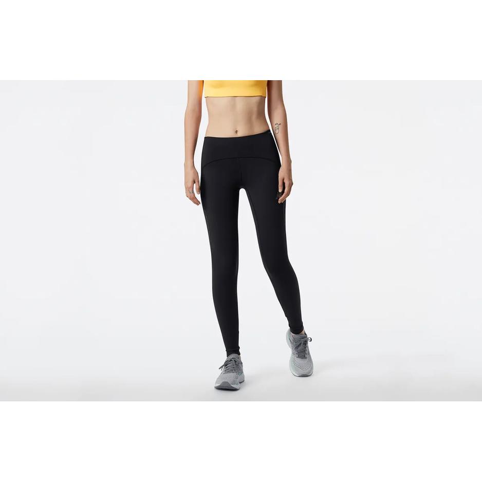 Legginsy New Balance WP21273BK - czarne