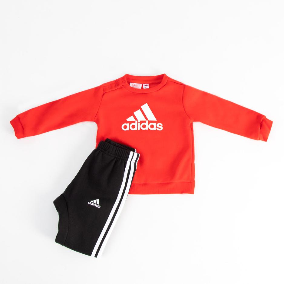 Dres adidas Performance Sweat Set I Bos Logo Jog HM8944 - czerwono-czarny