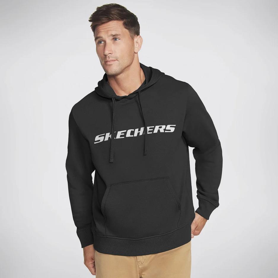 Bluza Skechers Apparel Heritage Pullover Hoodie MHD12BLK - czarna