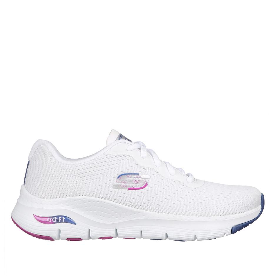 Buty Skechers Arch Fit - Infinity Cool 149722WMLT - białe