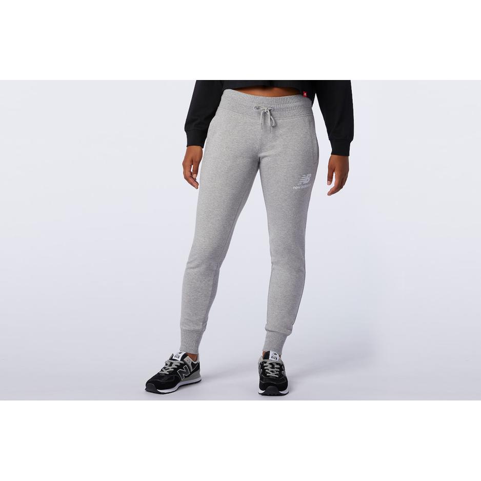 Spodnie dresowe New Balance WP03530AG - szare