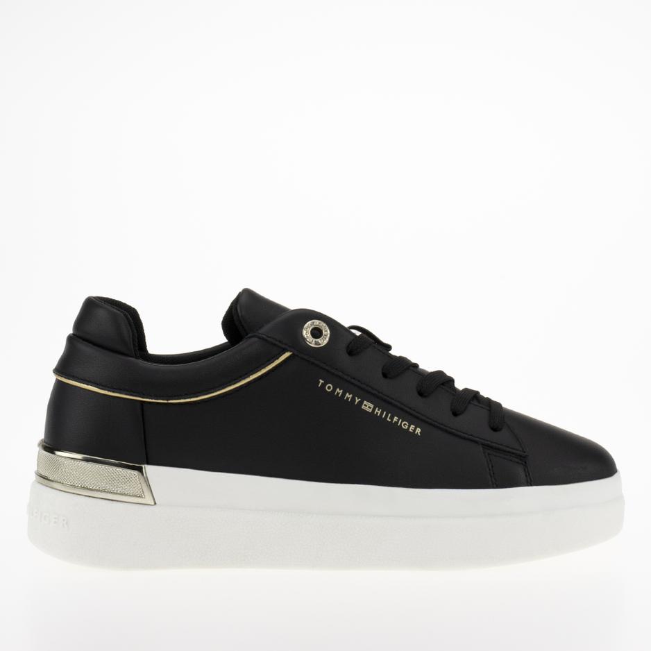 Buty Tommy Hilfiger Lux Metallic Cupsole FW0FW07030-BDS - czarne