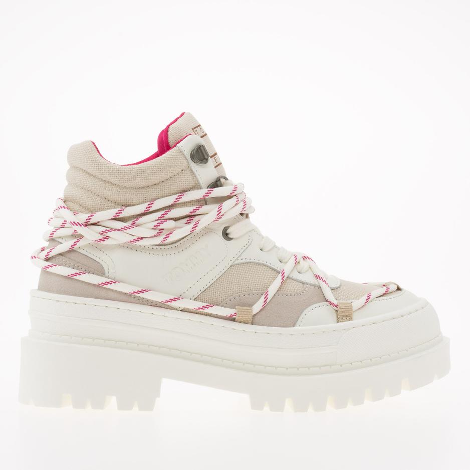 Buty Tommy Jeans TJW Hybrid Boot EN0EN02338-YBI - beżowe