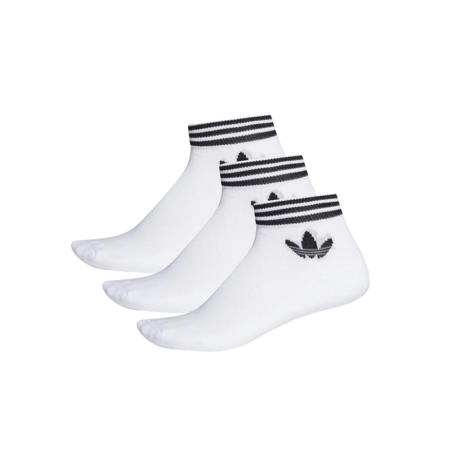Skarpetki adidas Trefoil Ankle EE1152 - białe