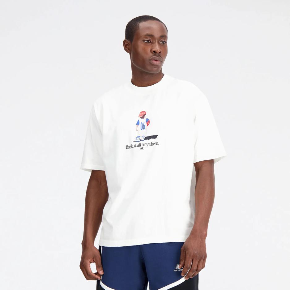 Koszulka New Balance MT33588SST - biała