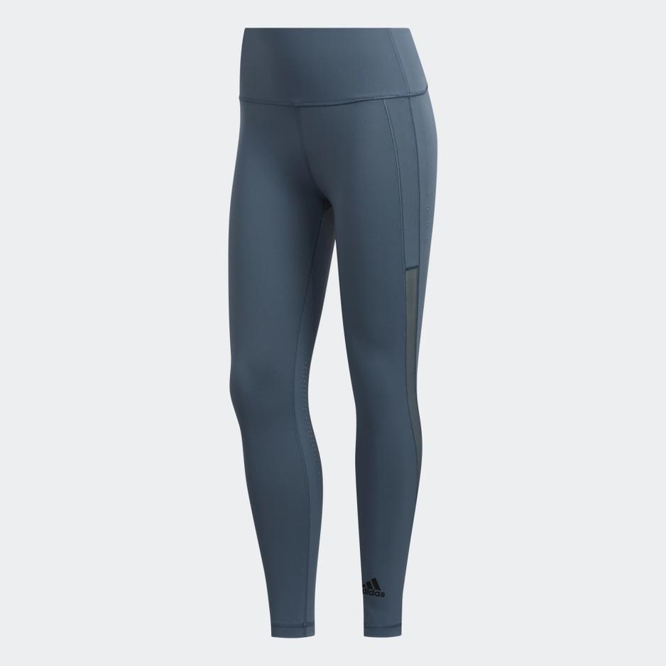Legginsy adidas Alphaskin Heat.Rdy GH8508 - niebieskie