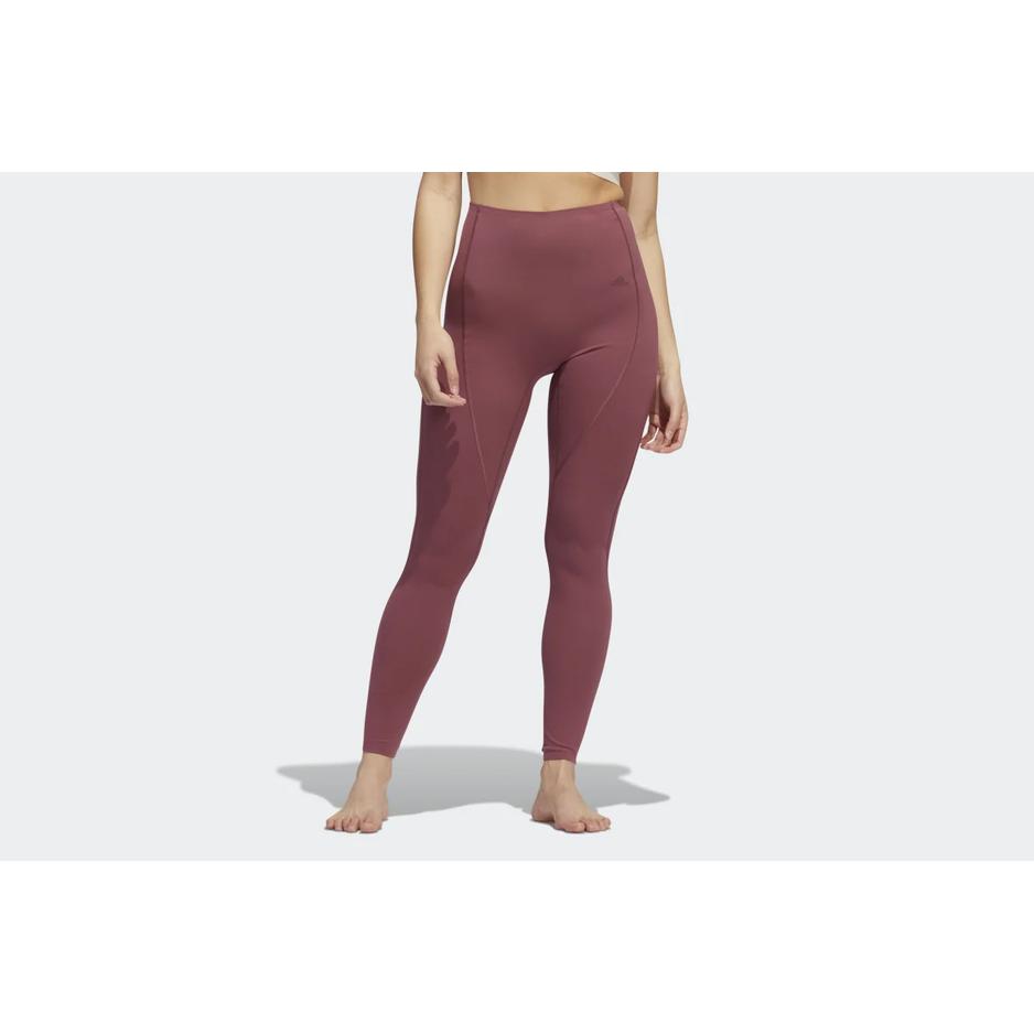 Legginsy adidas Yoga 4 Elements 7/8 Tights HD4485 - bordowe
