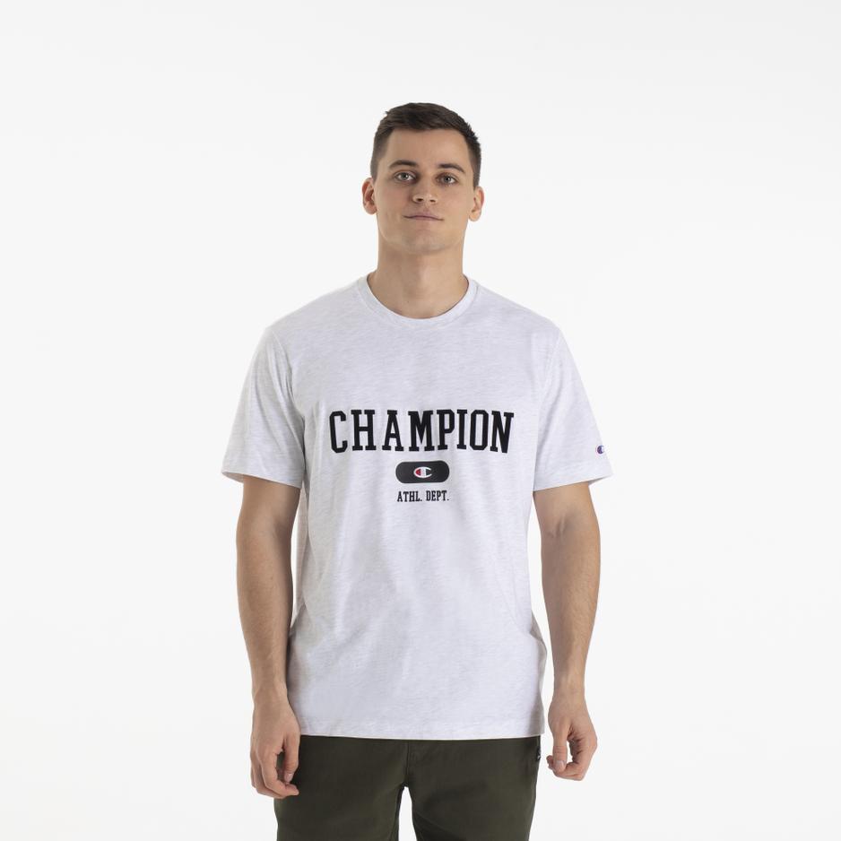 Koszulka Champion Crewneck 220432-EM007 - szara