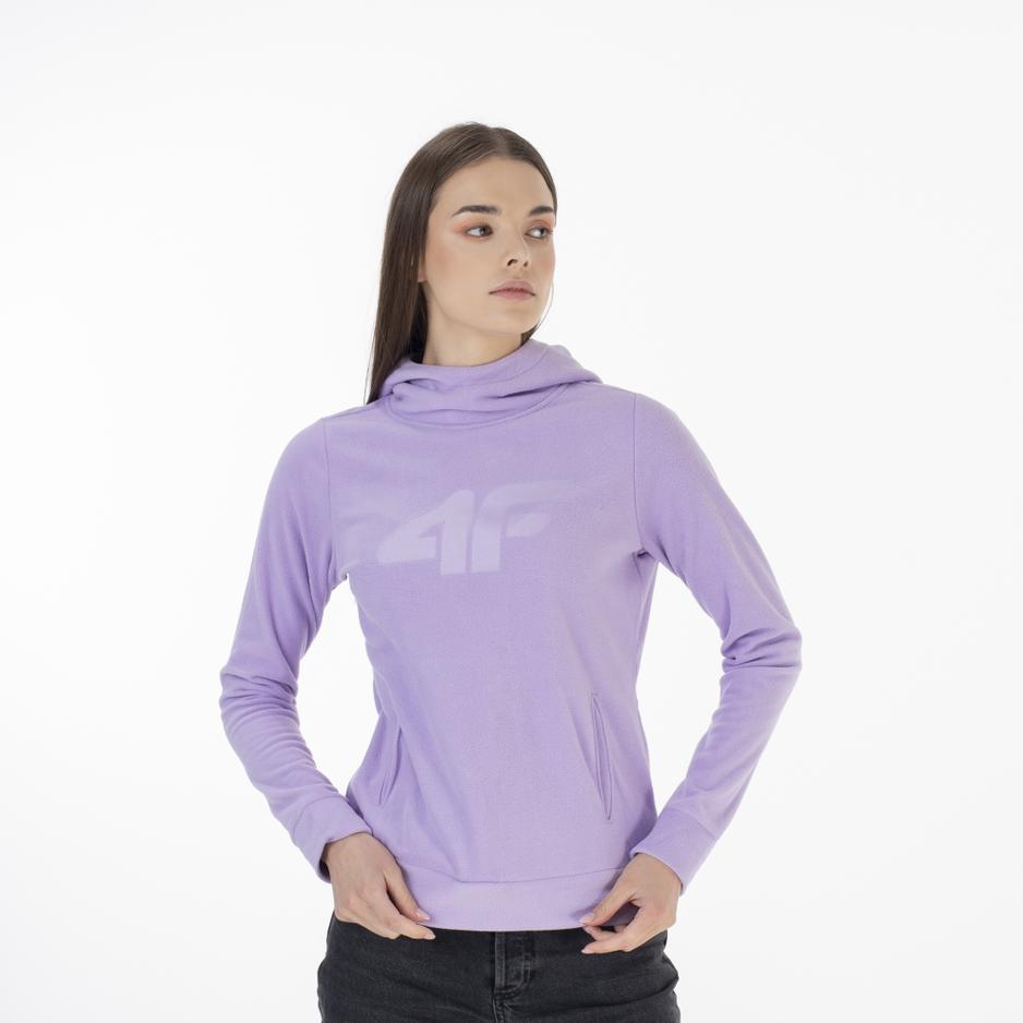 Bluza 4F SS23TFLEF05152S - fioletowa