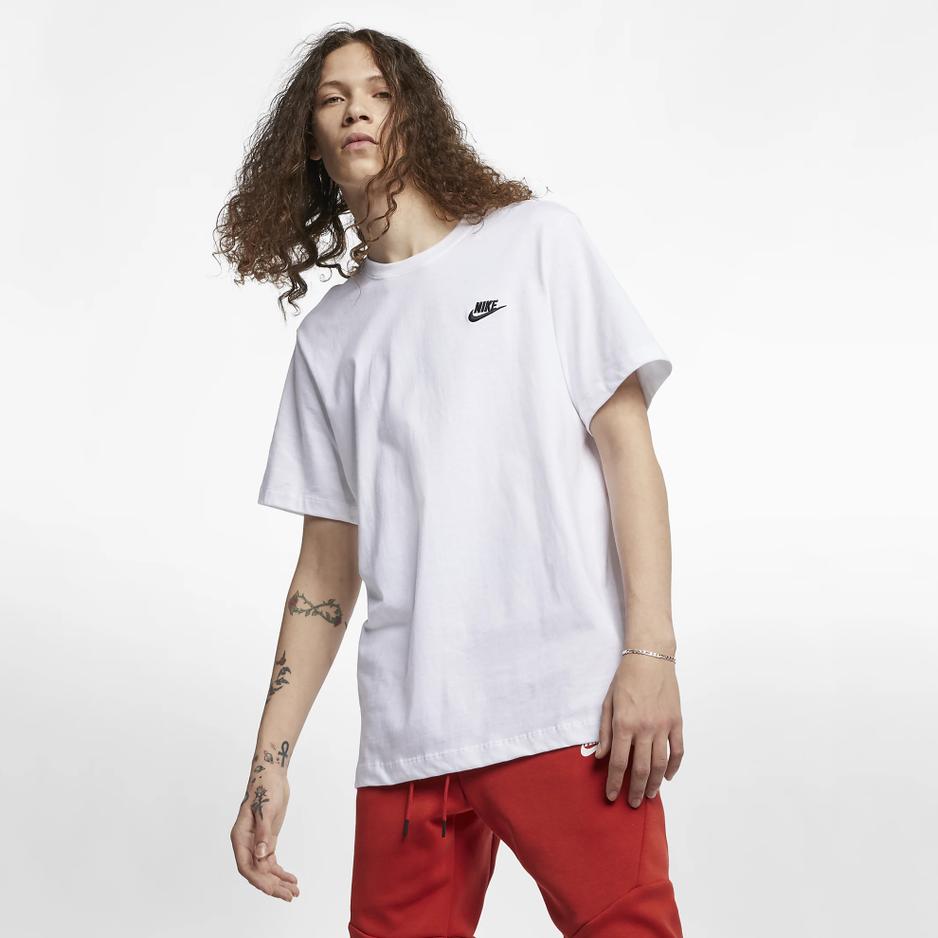 Koszulka Nike Sportswear Club AR4997-101 - biała