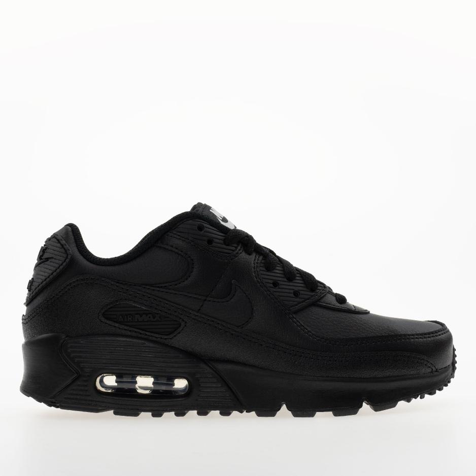 Buty młodzieżowe Nike Air Max 90 Leather CD6864-028 - czarne