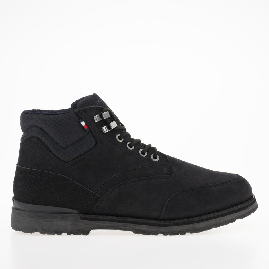 Buty Tommy Hilfiger Outdoor Nubuck Mix FM0FM04201-BDS - czarne