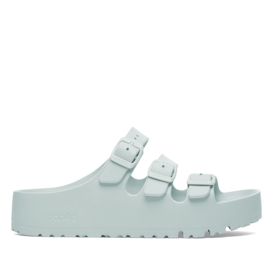 Klapki Birkenstock Florida Eva Flex Platform 1029736 - zielone