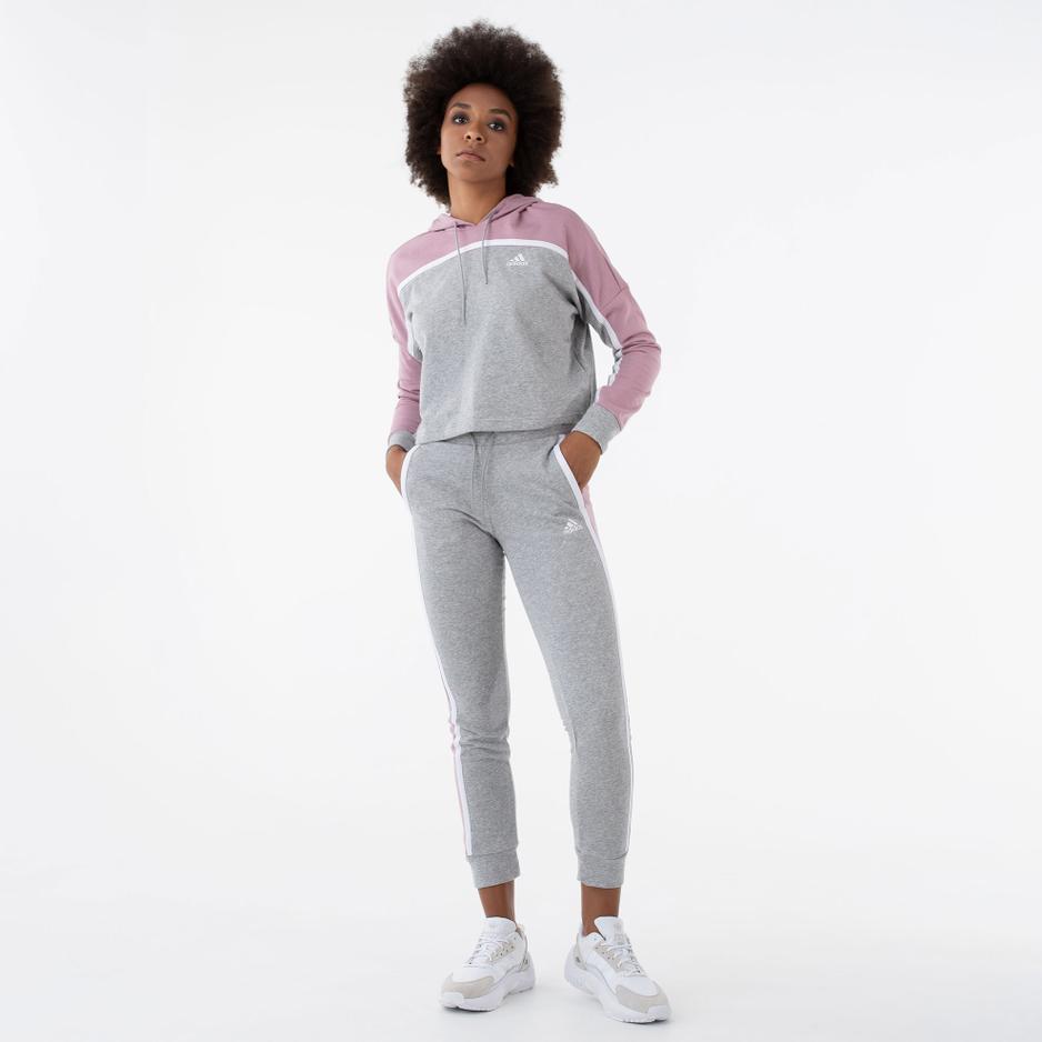 Dres adidas Sportswear Subtle Block Track Suit HD9024 - szaro-różowy