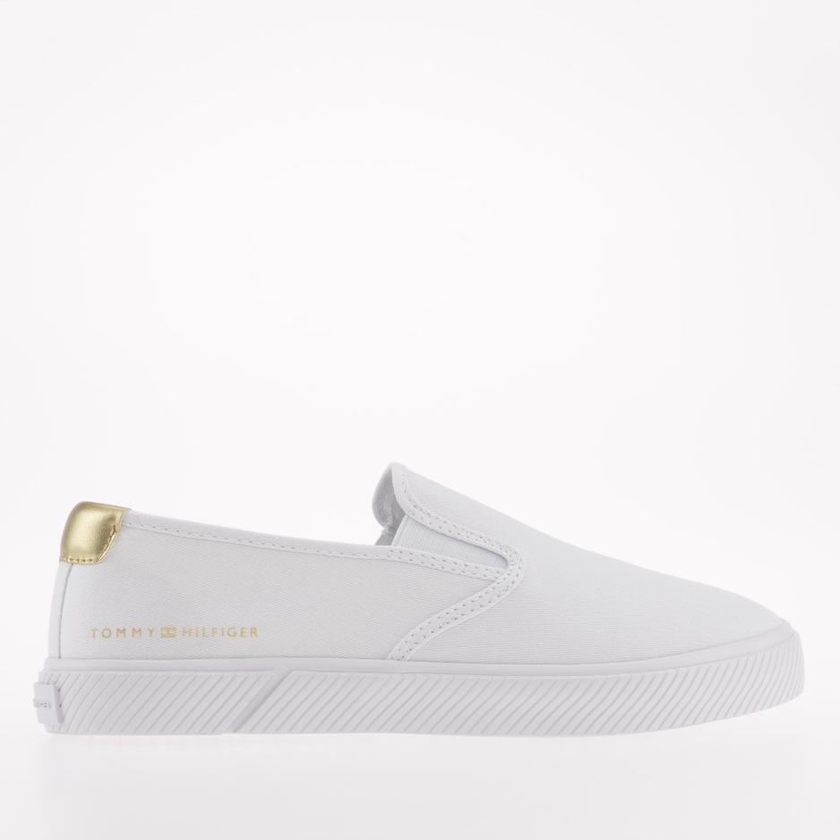 Buty Tommy Hilfiger Essential Slip-On Sneaker FW0FW06956-YBS - białe