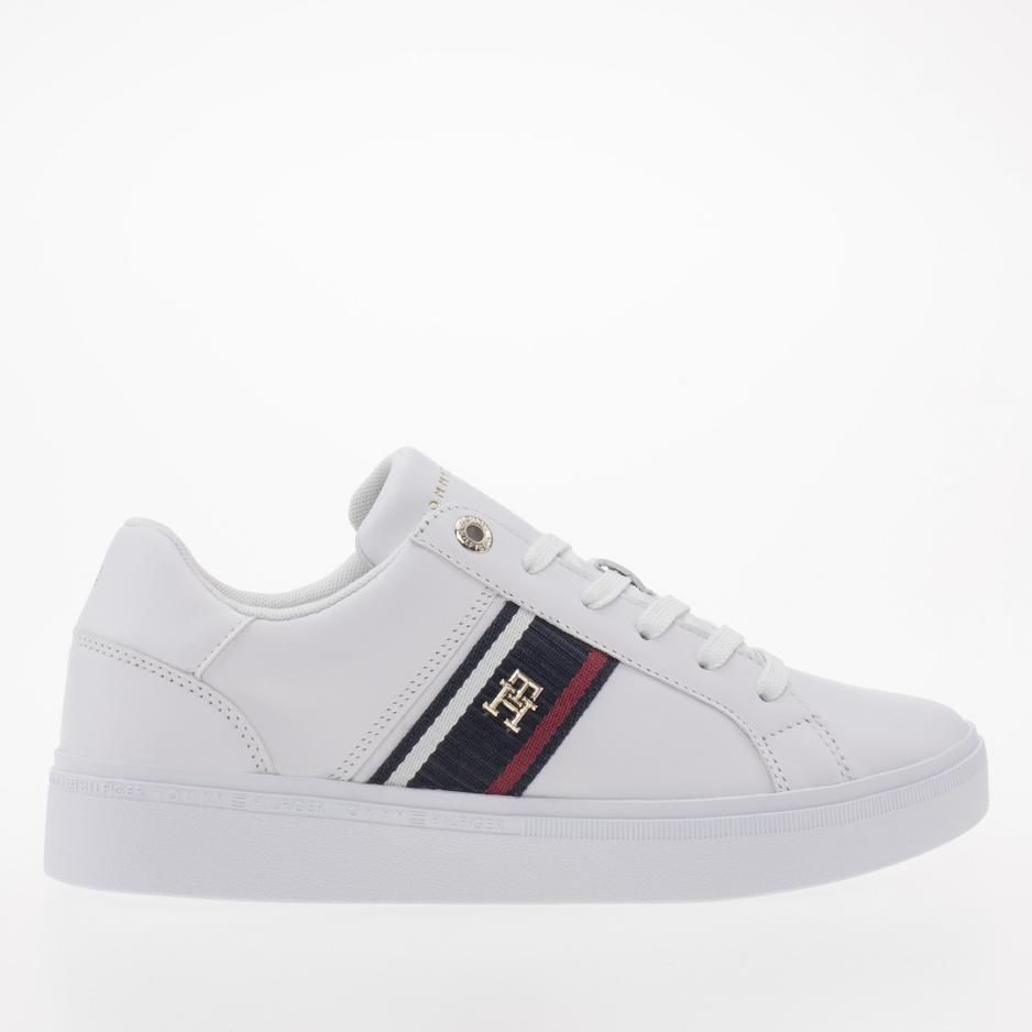 Buty Tommy Hilfiger Corp Webbing Sneaker FW0FW07379-YBS - białe