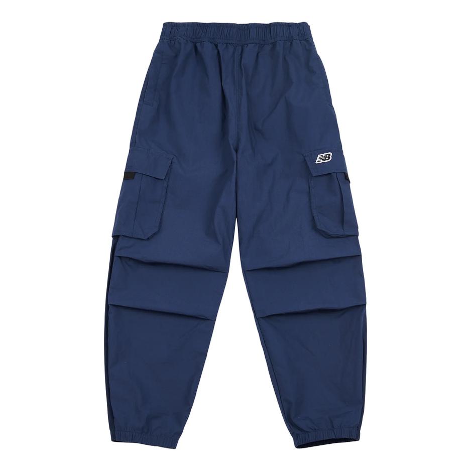Spodnie New Balance LAKB0078NNY - granatowe