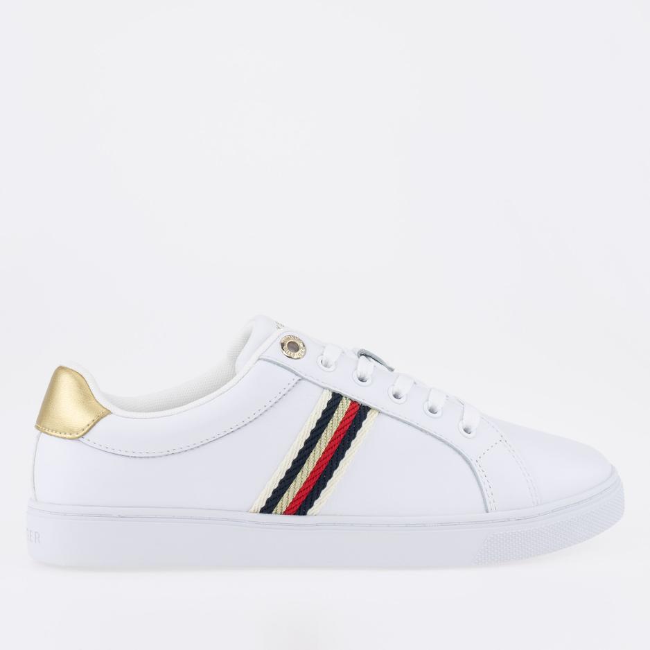 Buty Tommy Hilfiger Corporate Webbing Sneakers FW0FW07117-YBS - białe