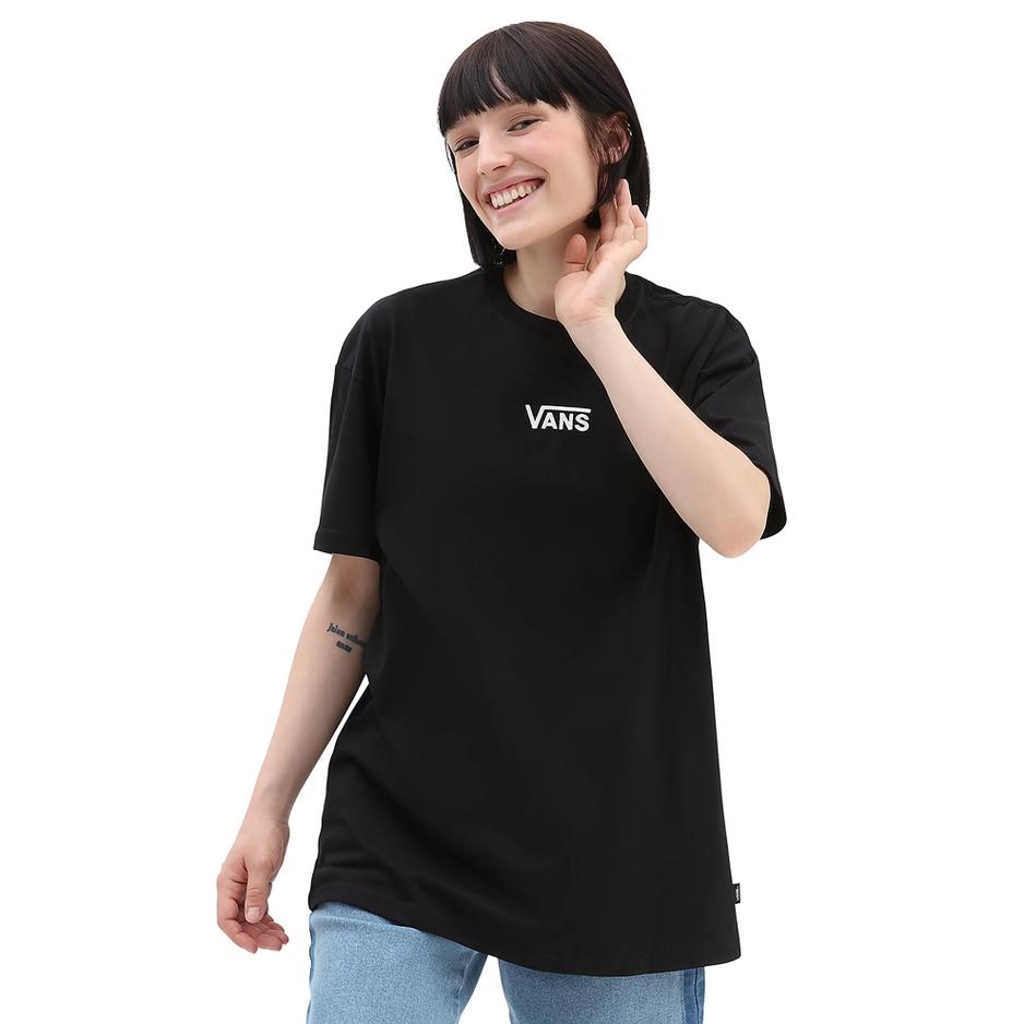 Koszulka Vans Flying V Oversized VN0A7YUTBLK1 - czarna