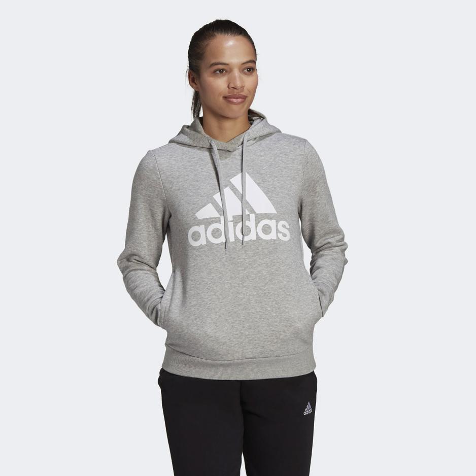 Bluza adidas Loungewear Essentials Logo Fleece Hoodie GL0719 - szara