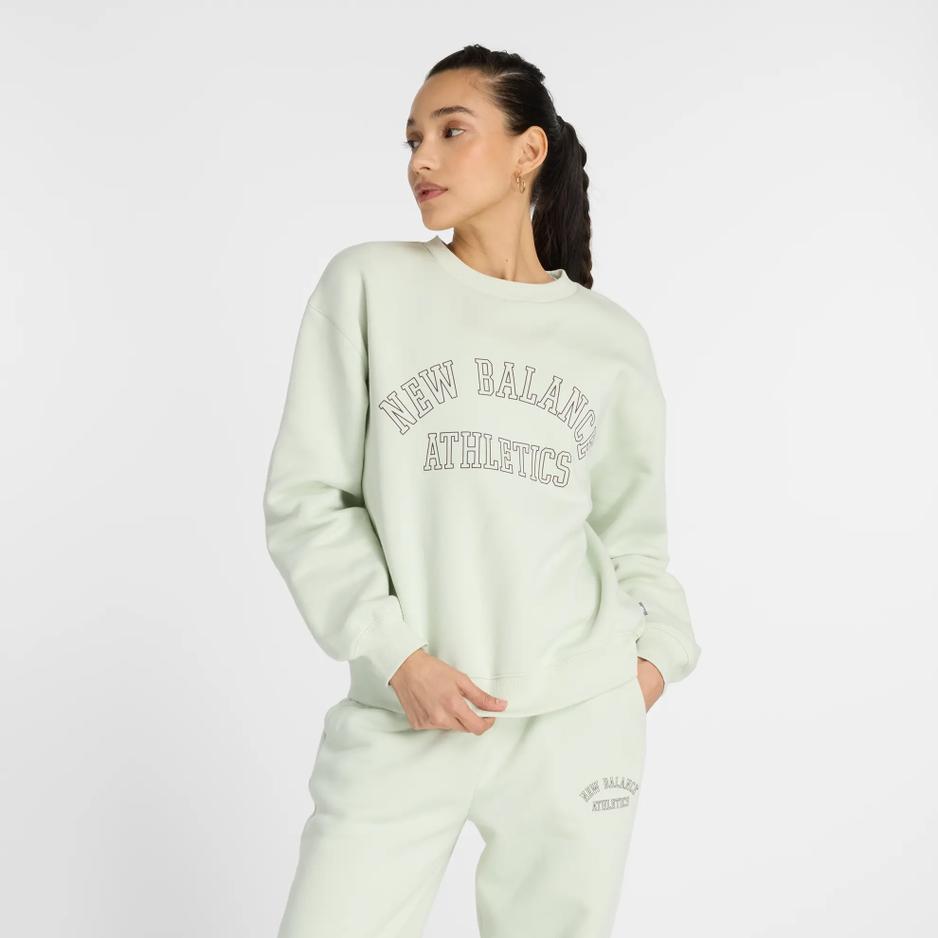 Bluza New Balance WT43516NUM - zielona